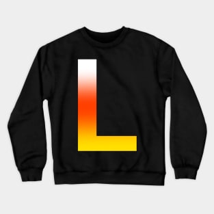 Fire Letter L Crewneck Sweatshirt